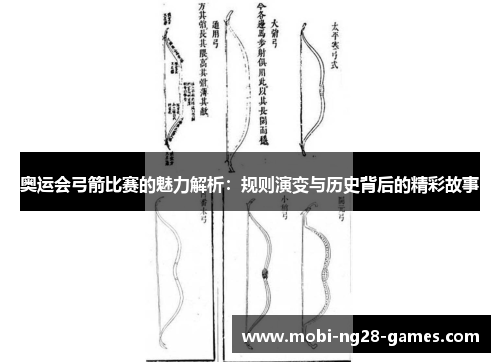 奥运会弓箭比赛的魅力解析：规则演变与历史背后的精彩故事